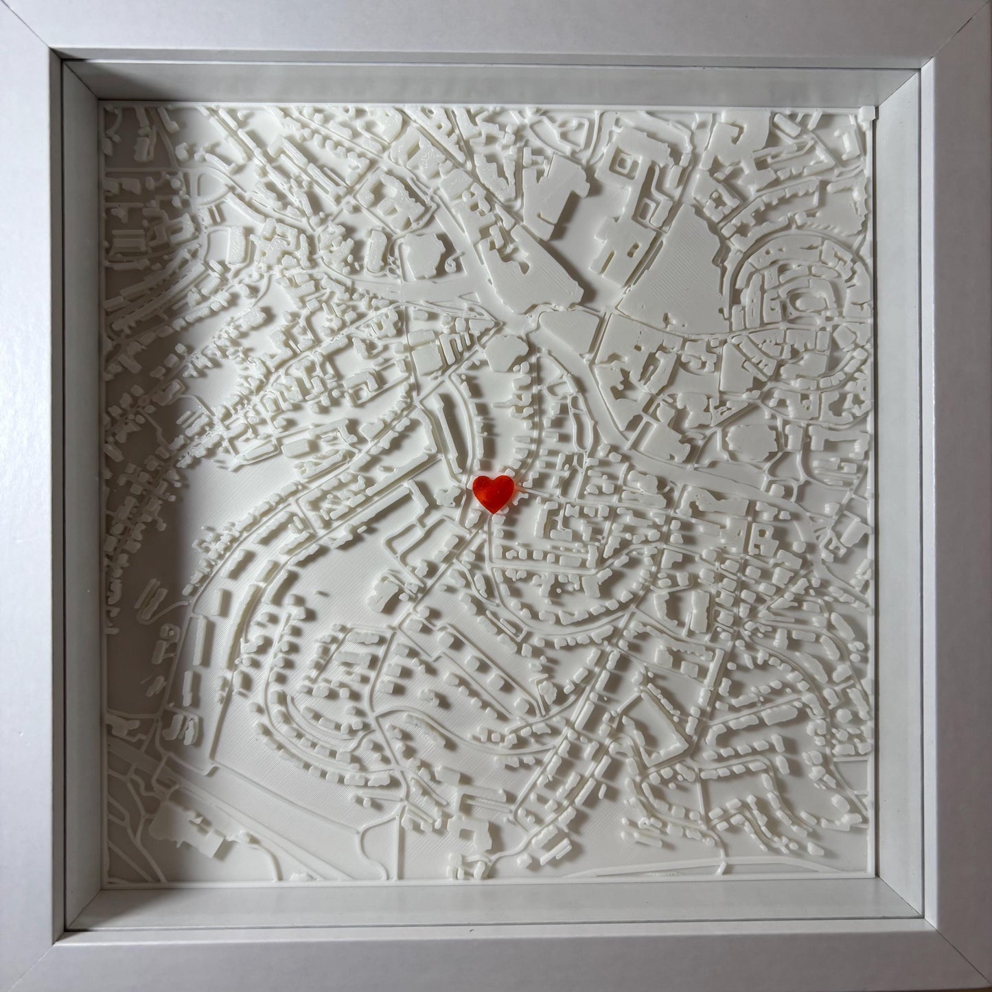 PERSONALIZED PICTURE FRAME - Personalized City Map, Custom Valentine's Day Gift, Anniversary Gift, Personalized Road Print, Personalize Gift