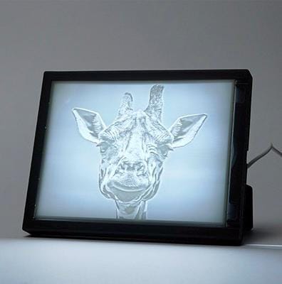 Personalized 3D Printed LED Lithophone Night Light | Custom Photo Gift | Unique Wedding, Anniversary, or Birthday Keepsake | Home Decor