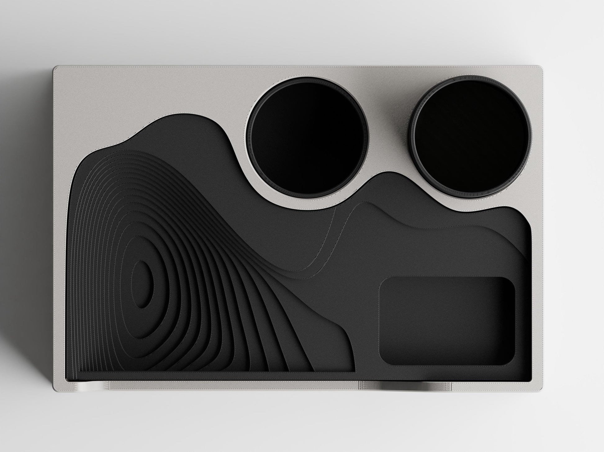 Schreibtisch-Organizer im modernen Stepped-Design | Stylischer Schreibtischaufsatz für Ihr Büro & Home Office