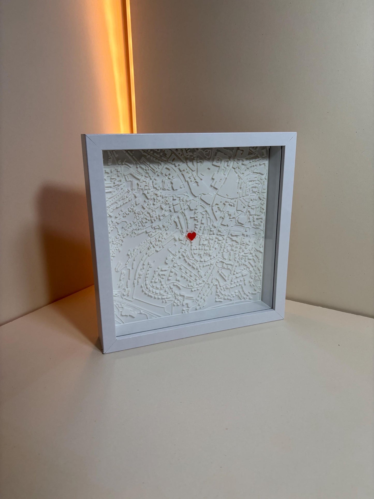 PERSONALIZED PICTURE FRAME - Personalized City Map, Custom Valentine's Day Gift, Anniversary Gift, Personalized Road Print, Personalize Gift