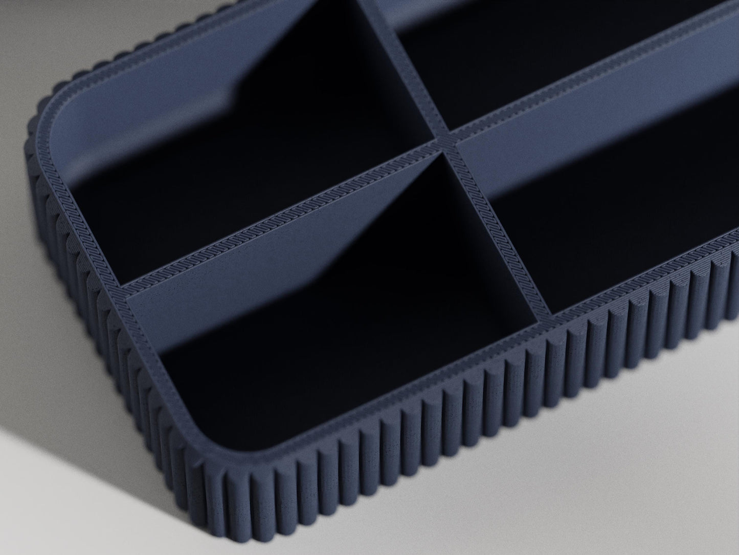 Modern Desk Organizer Set – PLA Storage with Phone Stand, Pen Holders & Business Card Holder