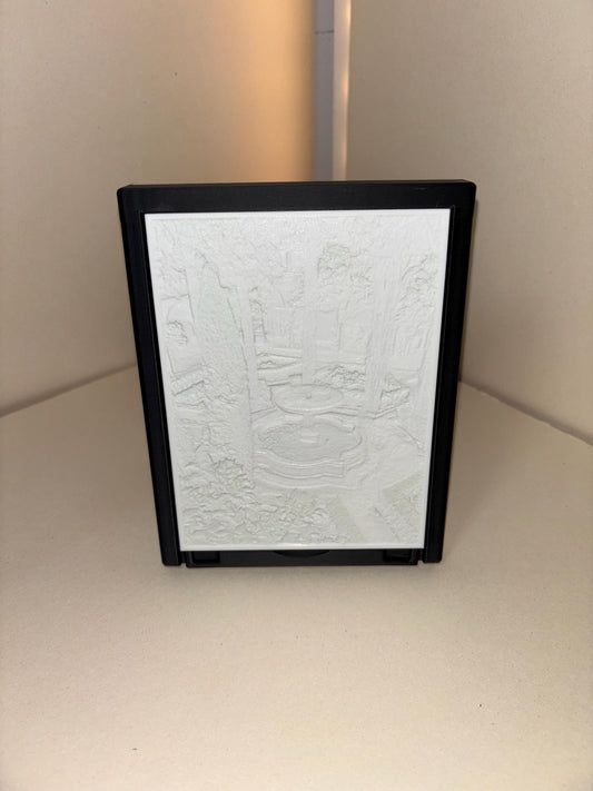 Personalized 3D Printed LED Lithophone Night Light | Custom Photo Gift | Unique Wedding, Anniversary, or Birthday Keepsake | Home Decor