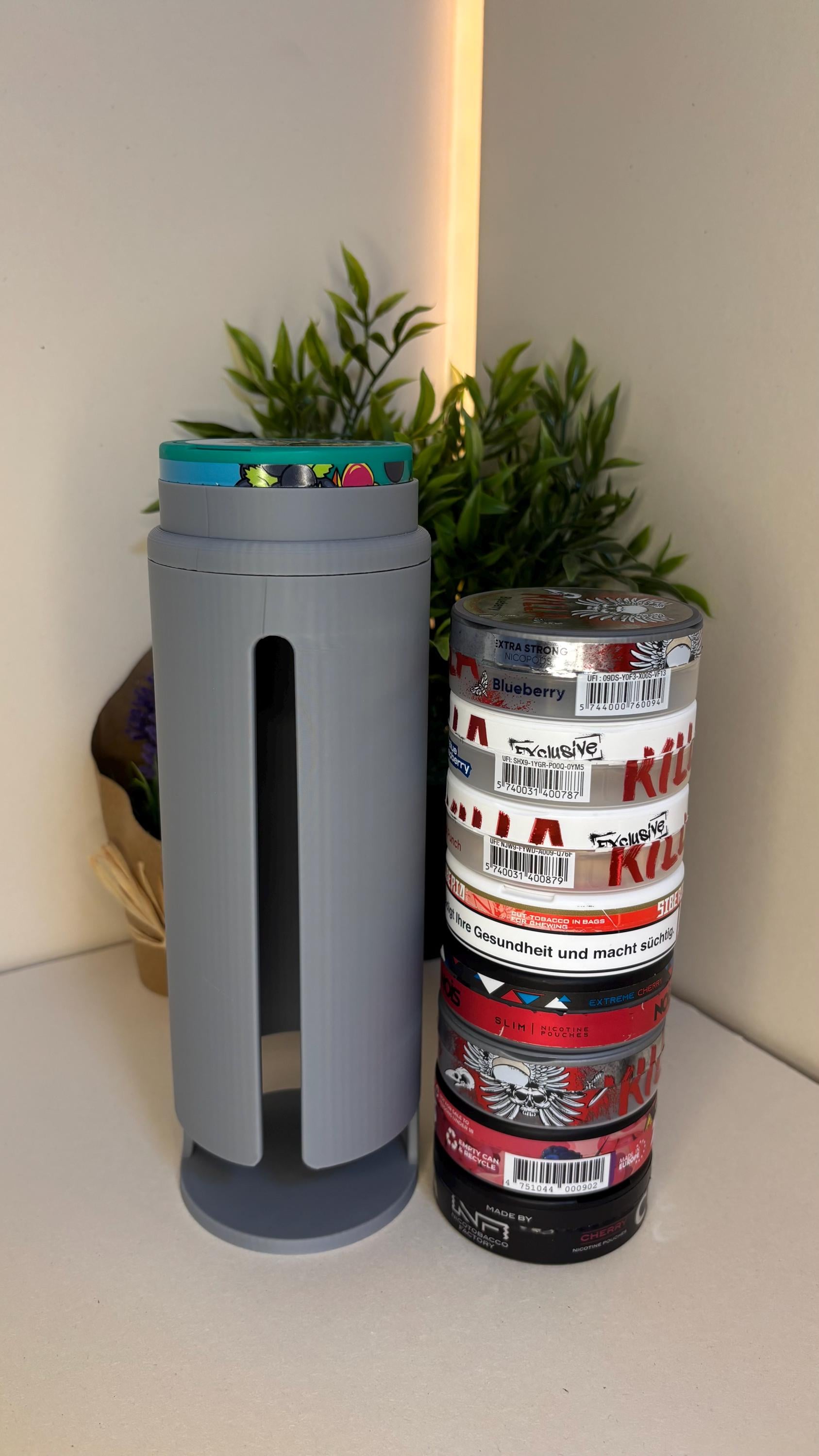 Edler Snus Organizer aus Holz | Praktische Aufbewahrung für Snus Dosen | Perfekte Geschenkidee | Stilvoll & Funktional | Handmade